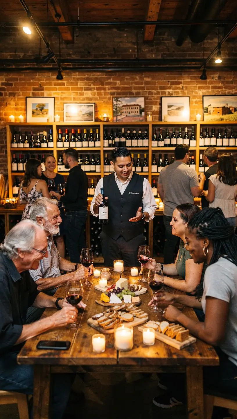 Vibrant food market showcasing urban cultural diversity.