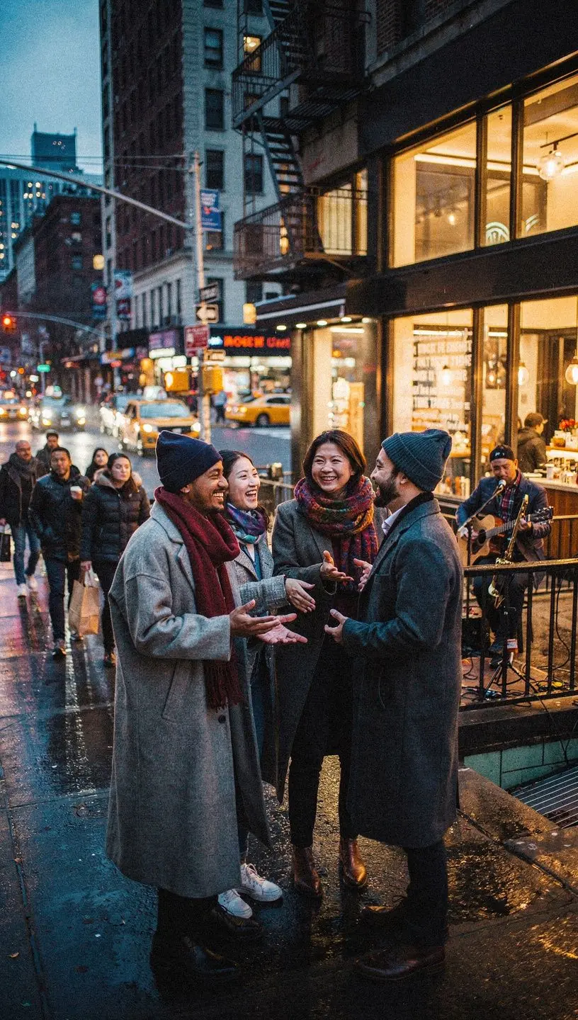 Vibrant urban cultural festivals celebration in the US